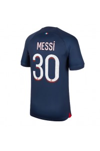 Paris Saint-Germain Lionel Messi #30 Voetbaltruitje Thuis tenue 2023-24 Korte Mouw